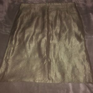 Ann Taylor green short skirt